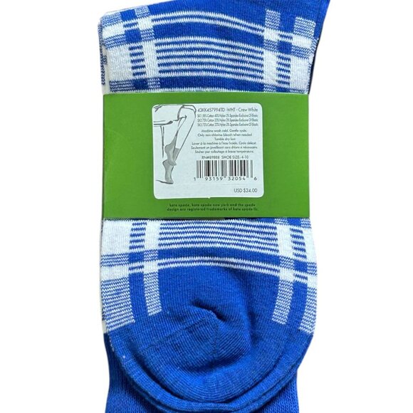 Kate Spade NY Crew Socks 3 Pairs NWT - Picture 3 of 4